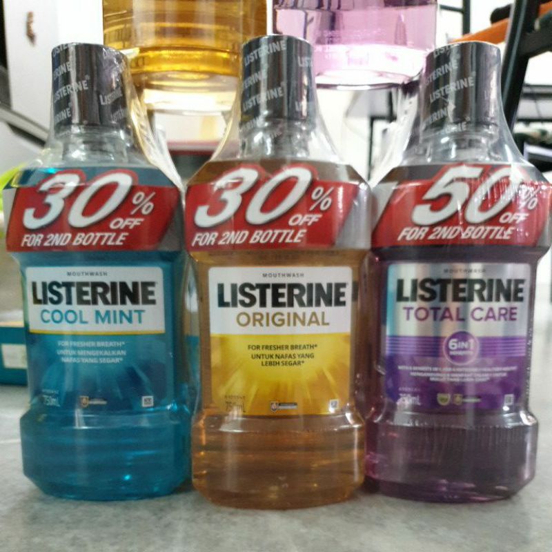 LISTERINE TOTAL CARE Mouthwash Anticavity Mouthwash 6 in 1 benefit