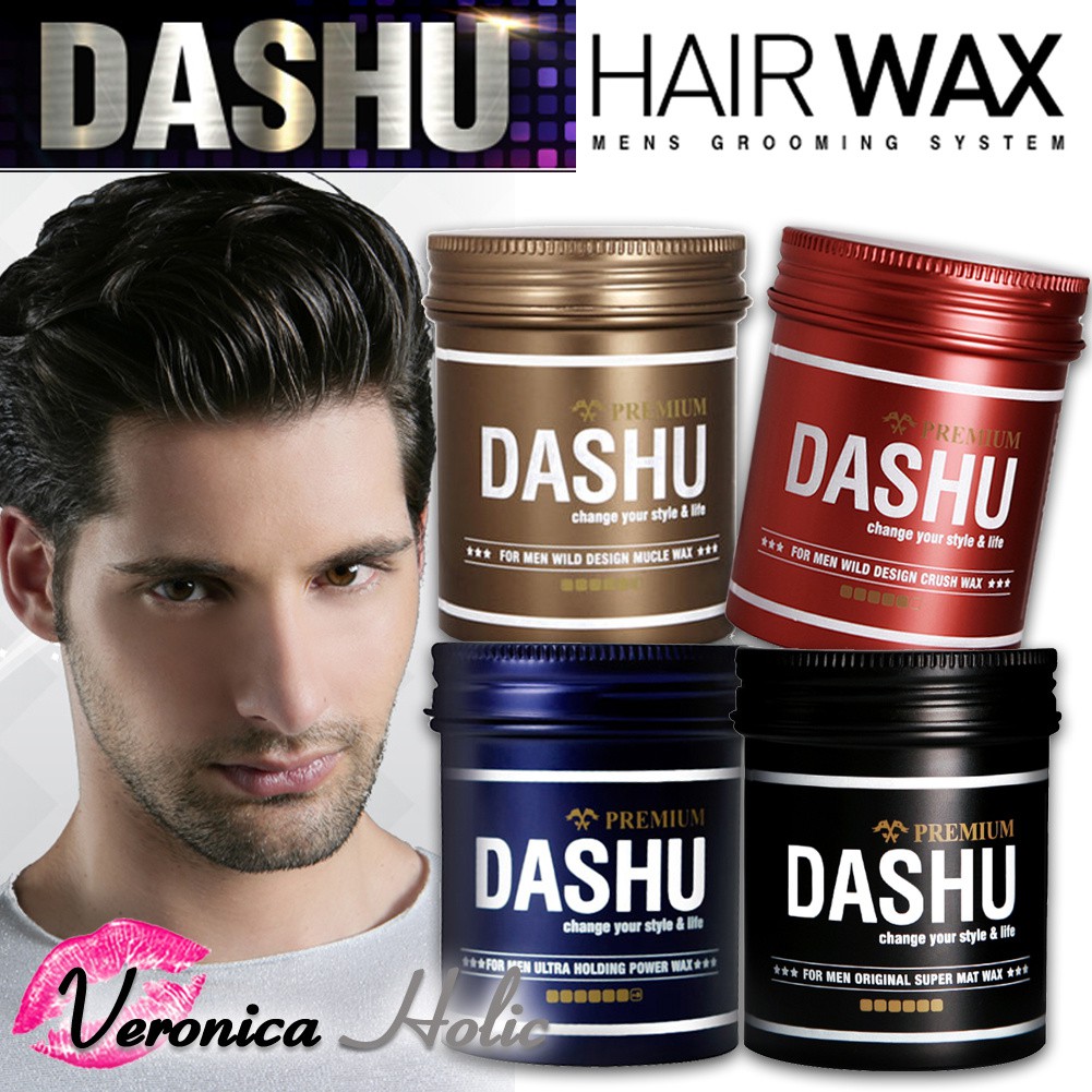 [DASHU] for Men Hair Wax.Premium Super Mat,Wild Crush,Mucle,Ultra