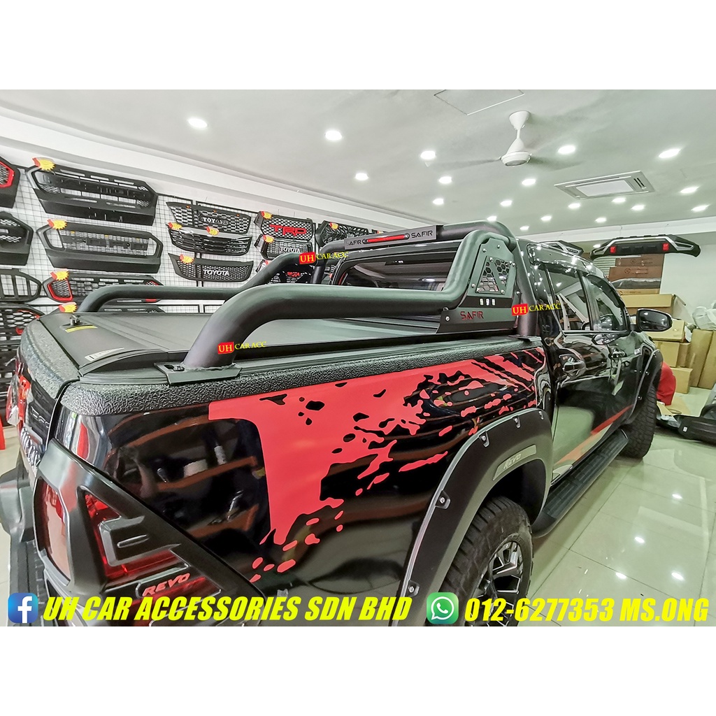 Universal 4X4(SAFIR) Roll Bar Sport Bar With Brake Light Toyota Hilux