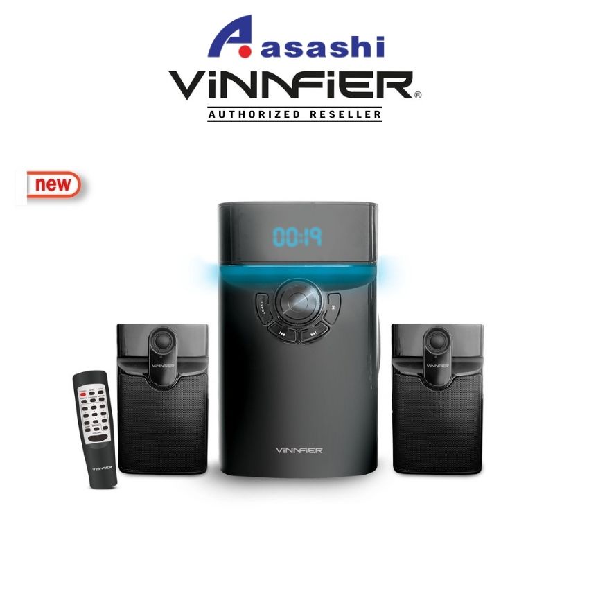 Vinnfier Xenon 3 BTRM Wireless Bluetooth Multimedia 2.1 Speaker Aux