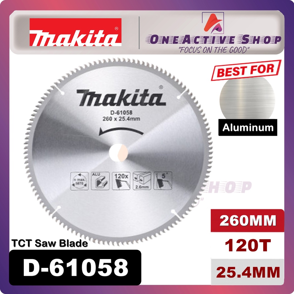 MAKITA 10'' Aluminium Mitre Saw Blade D61058 ( MAKITA MITER SAW BLADE