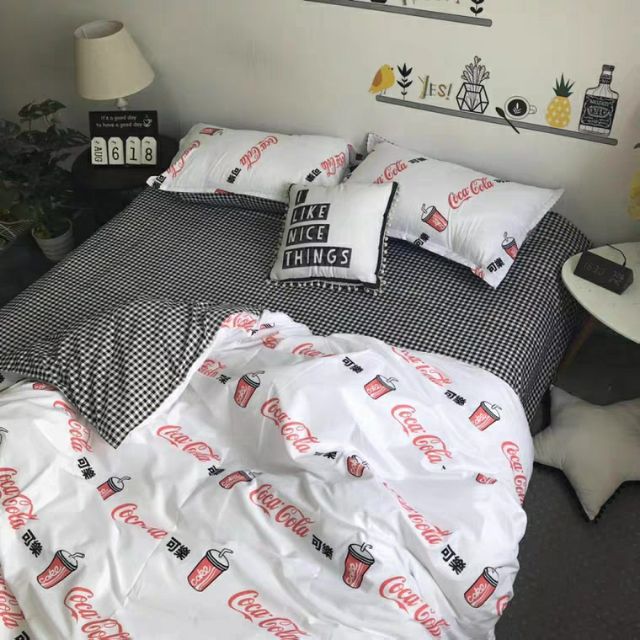 Coca Cola Comforter Set Queen Size Coca Cola Queen Bed Set Hanaposy
