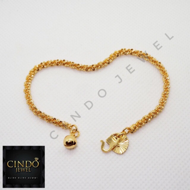 GELANG JAGUNG GOLD EMAS KOREA Cop 916 Shopee Malaysia