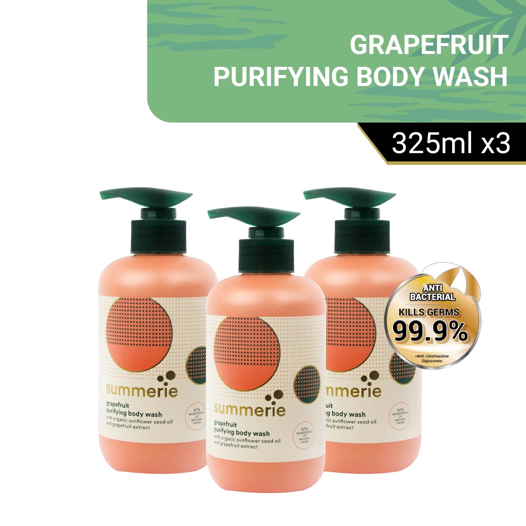 Summerie Grapefruit Purifying Body Wash (325ml x 3) Shopee Malaysia