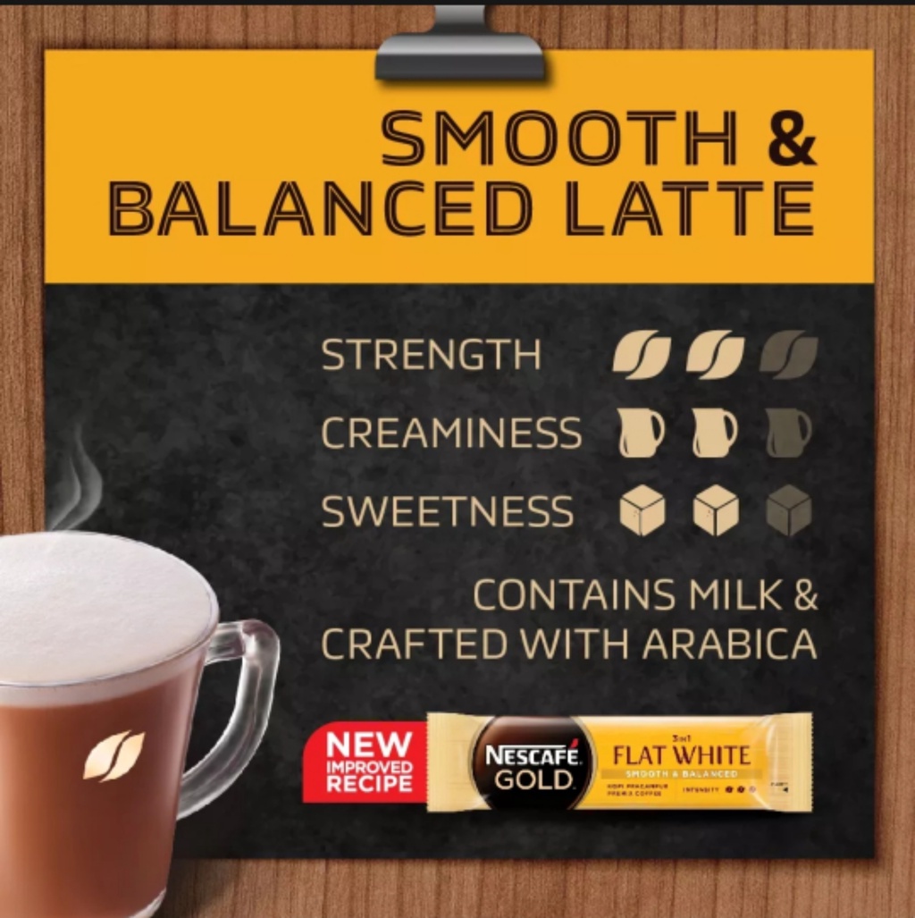 NESCAFE Gold Flat White 15 X 24gram ohs Shopee Malaysia