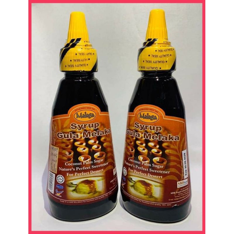 Syrup Sirap Gula Melaka Malasa Coconut palm sugar Shopee Malaysia