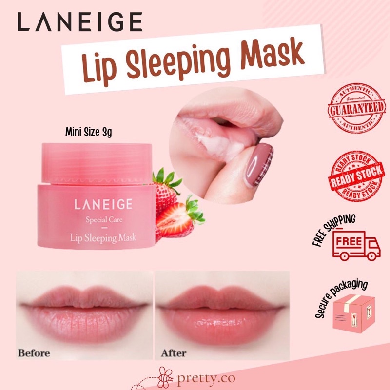 Laneige Lip Sleeping Mask Mini Size 3g Shopee Malaysia