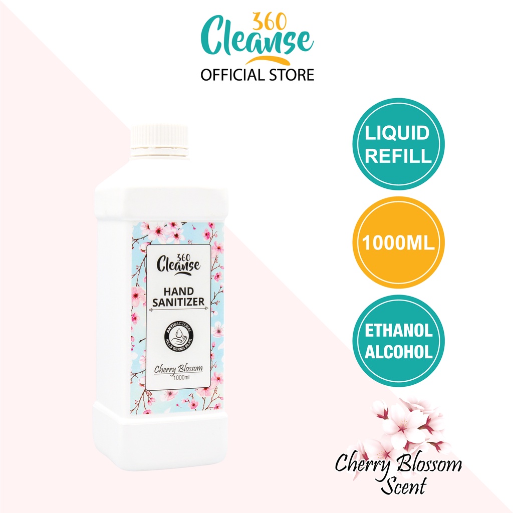 Cleanse360 Cherry Blossom Scent Hand Sanitizer 75 Ethanol Alcohol