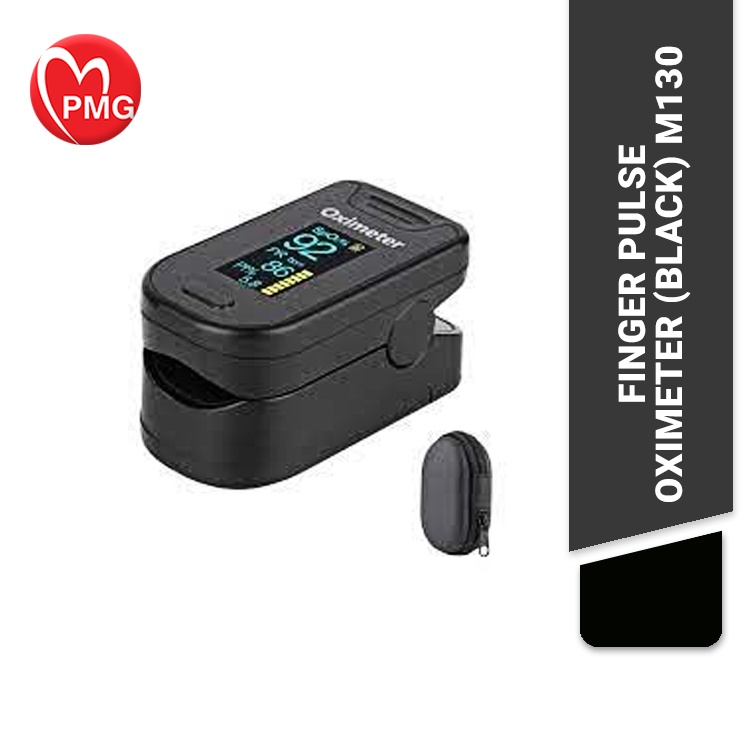 [PMG PHARMACY] Profix Finger Pulse Oximeter (Black) M130 test for oxygen Shopee Malaysia
