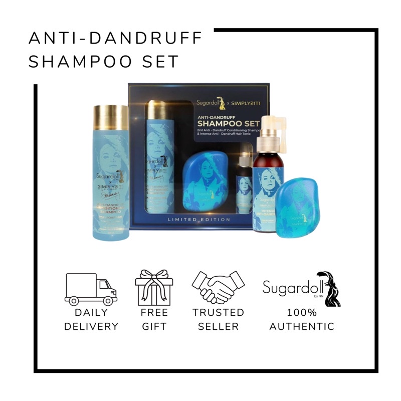 Sugardoll x Simplysiti AntiDandruff Shampoo Set AUTHORISED STORE