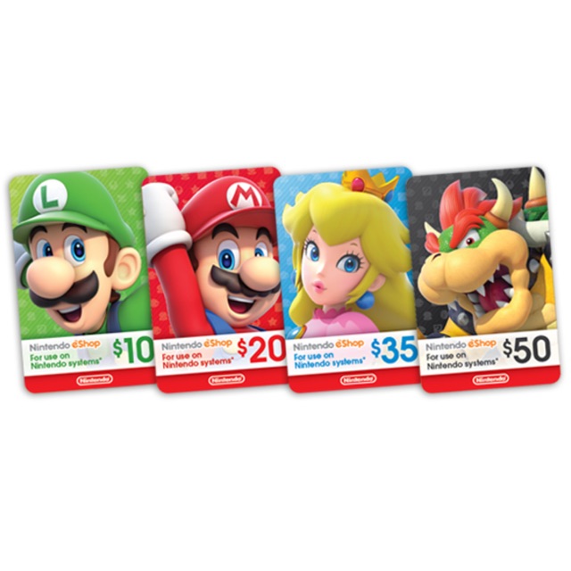Nintendo Switch Prepaid Card（US）5 10 15 20 25USD Promotion Shopee Malaysia