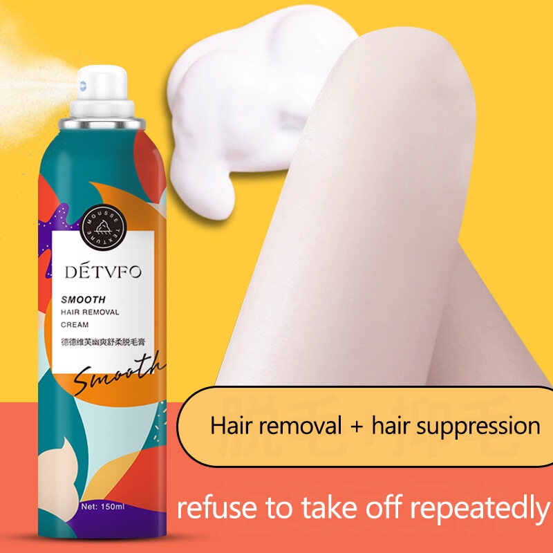 DETVFO Hair Removal Spray Hair Removal Cream Painless Armpit Hair