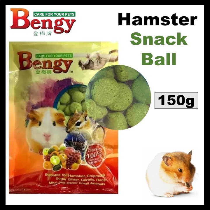 Bengy Hamster Snack Ball 150g Hamster Treat Rabbit Food Guinea Pig