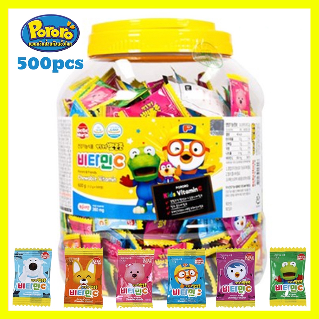[KOREA] Pororo Vitamin C Peach Flavor 1.2g X 500 pieces Shopee Malaysia