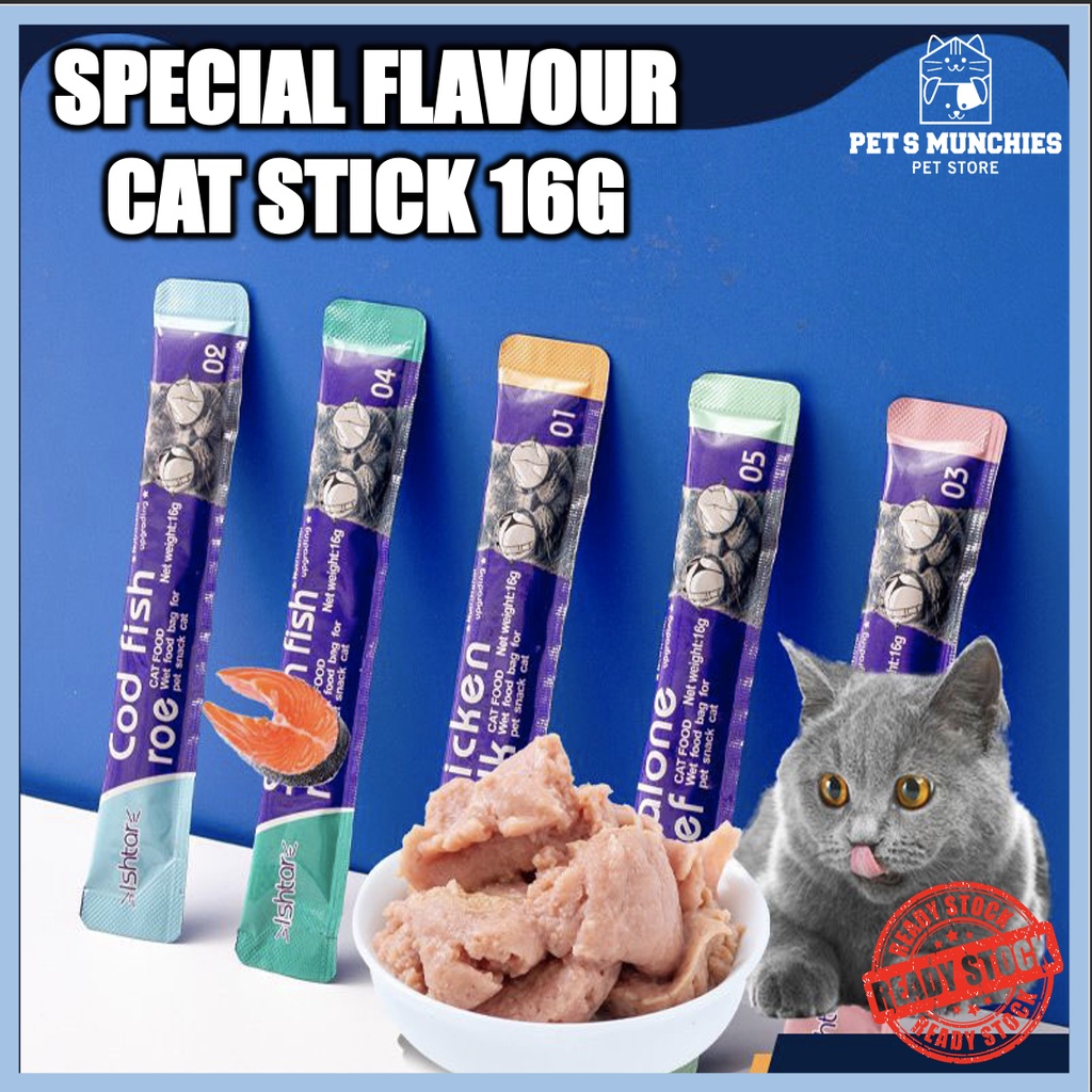 Cat Sticks Makanan Basah Kucing Vitamin Gemuk Kucing Creamy Cat Treats