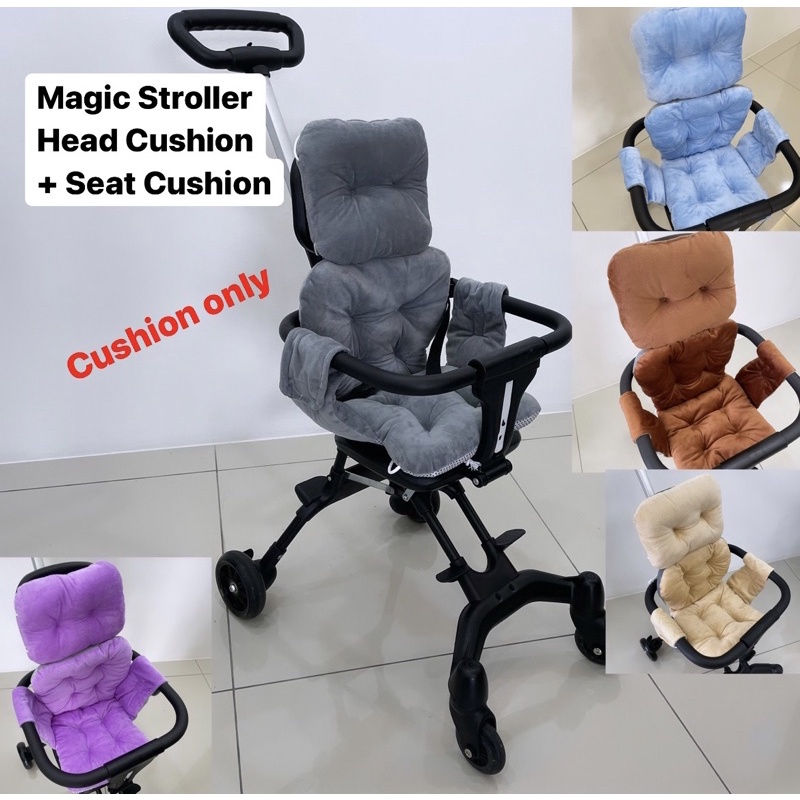 🔥READY STOCK PENANG🔥MAGIC STROLLER THICK CUSHION SEATER WITH BACK