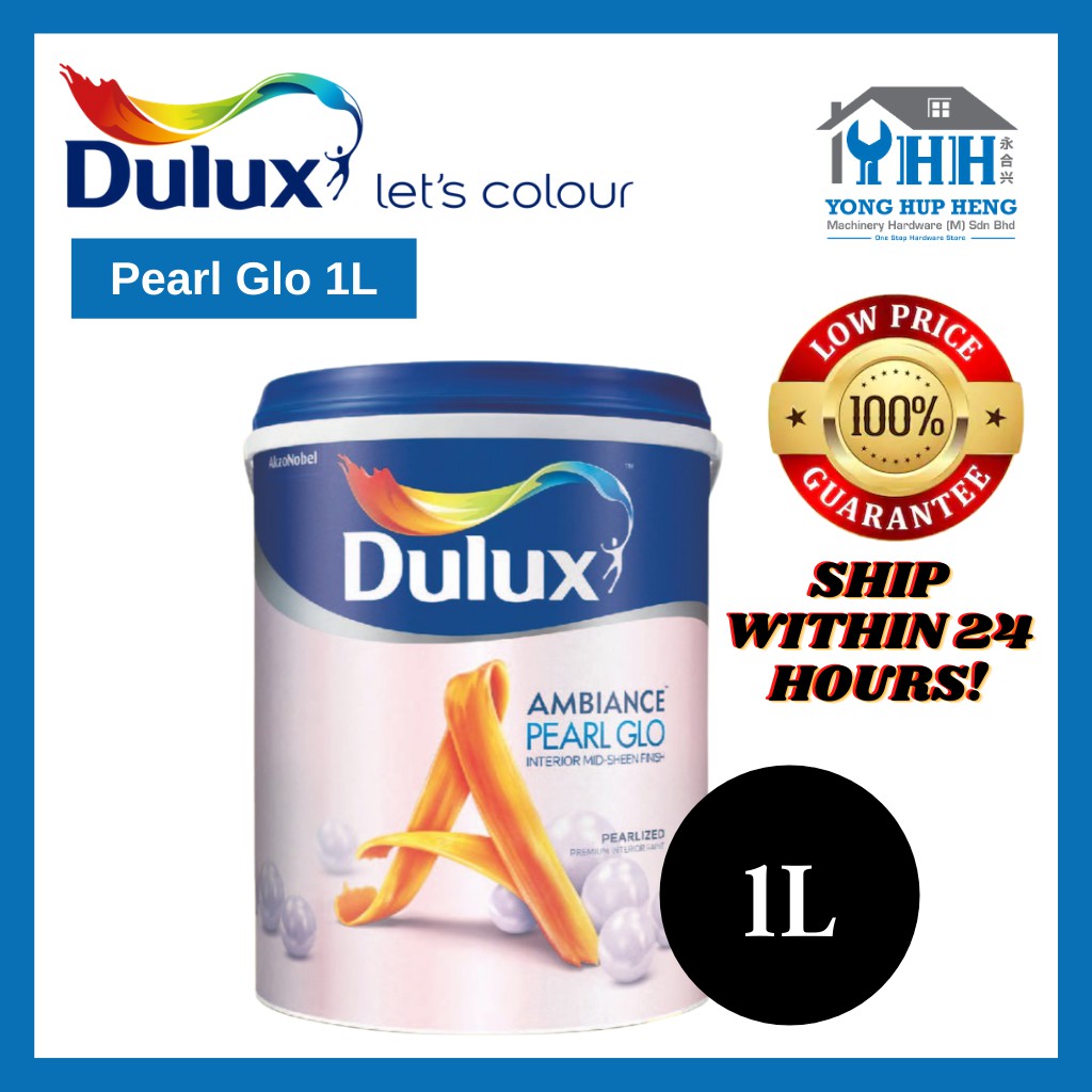Dulux ICI Pearl Glo 1L (standard colour) 100 Original Shopee Malaysia