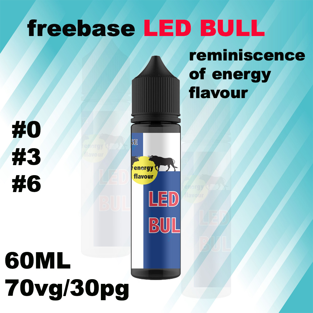 [ORIGINAL] LED BULL 60ml freebase vape ejuice eliquid juice red redbull bull Shopee Malaysia
