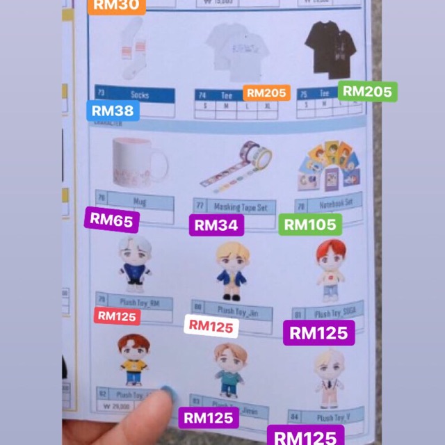 BTS pop up store Merchandise Shopee Malaysia