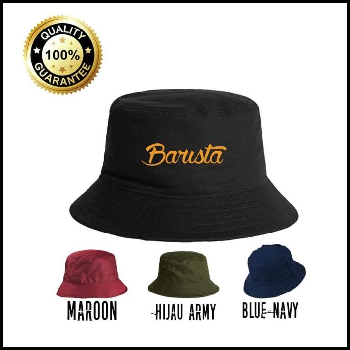 Barista Bucket Hats Shopee Malaysia