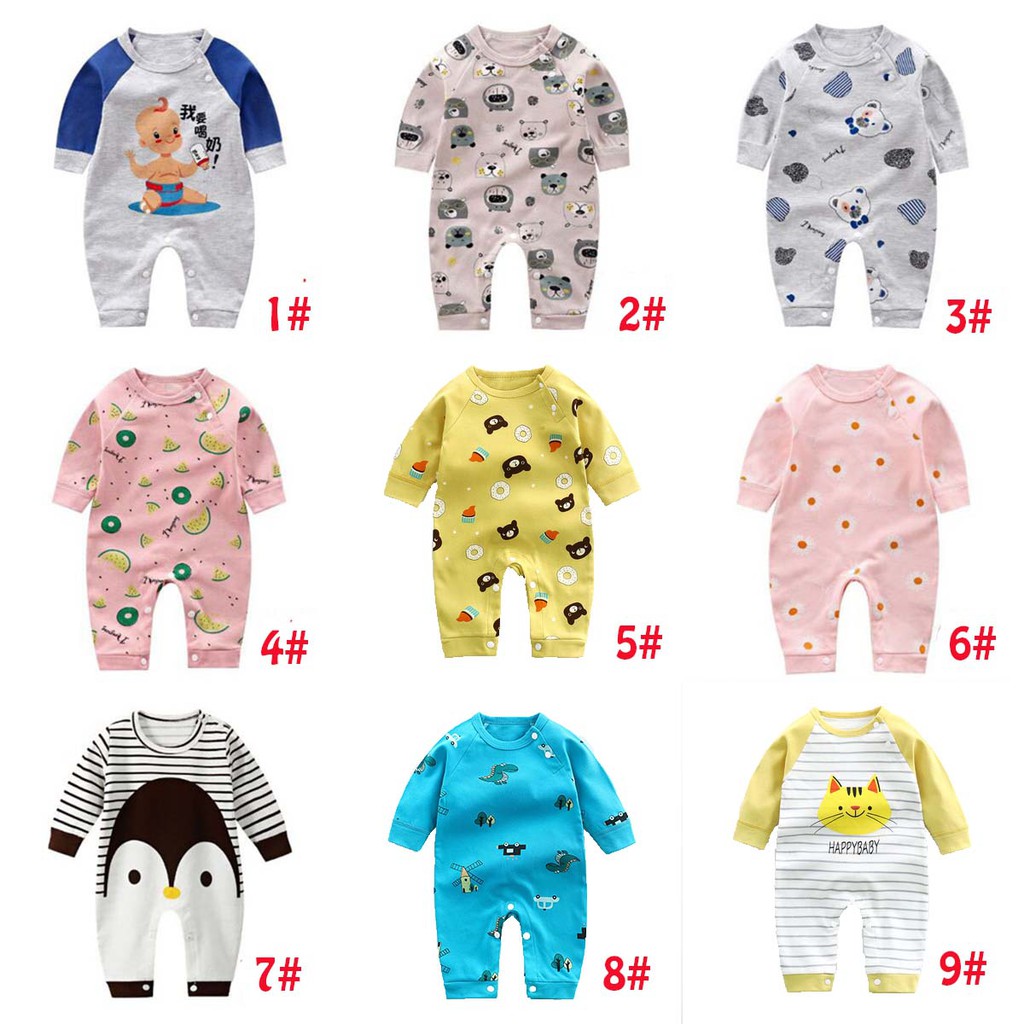 Baby Raya Baju 012month baby rompers Long sleeve kids clothes baby