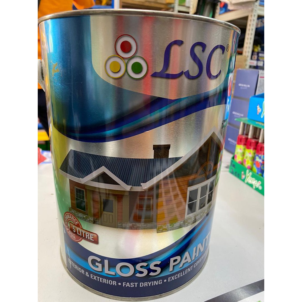 5Liter LSC High Gloss Paint For Wood And Metal Shopee Malaysia