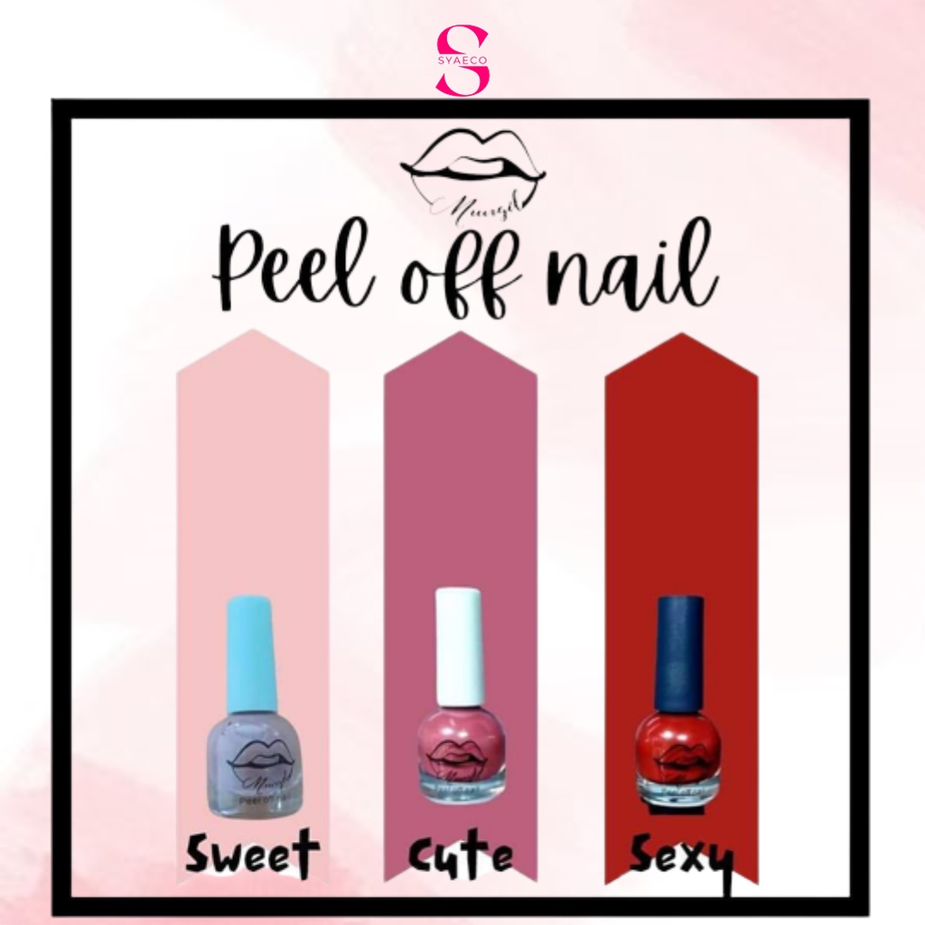 MUNGIL Peel Off Nail Polish Pengilat Kuku Pakai dan Tanggalkan Shopee