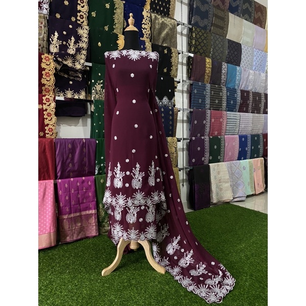 REEN SAREE QATRINA SILVER BORDER Saree viral Wedding Saree Designer