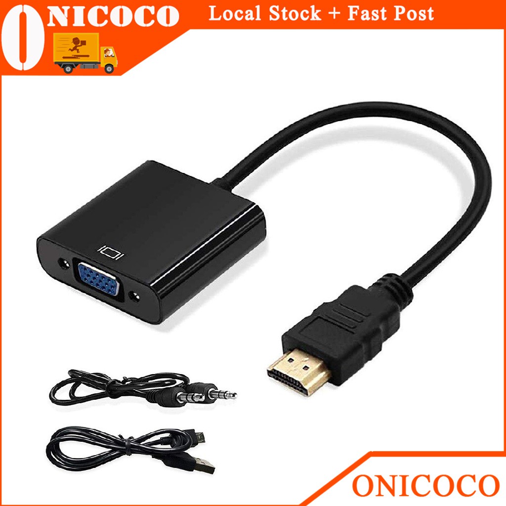 HDMI to VGA 1080P Video Converter Adapter Digital to
