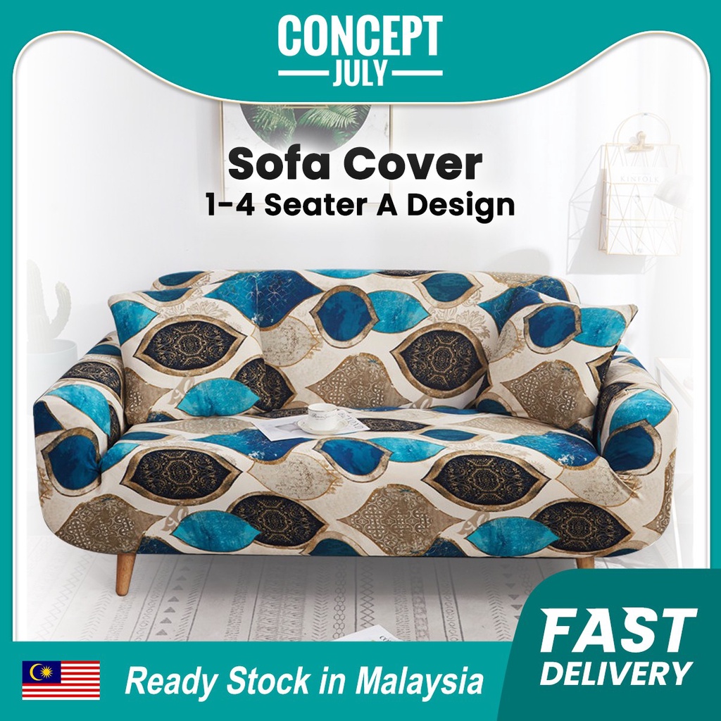 A Design Sofa Cover 14 Seater Elastic Couch Cover L Shape U Shape