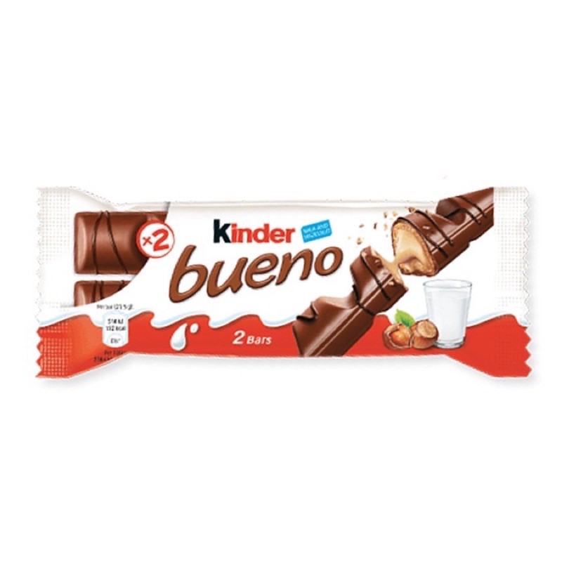 Kinder Bueno Chocolate 43Gr Contents 2 Halal!! | Shopee Malaysia