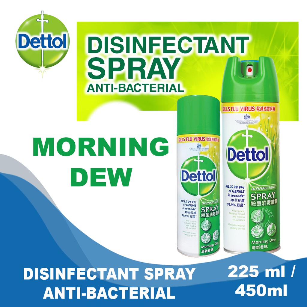 Dettol Disinfectant Spray Morning Dew 225ML/450ML Shopee Malaysia