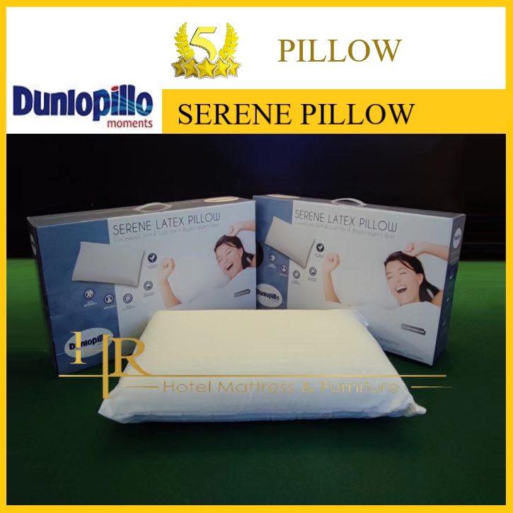 Dunlopillo Serene Latex Pillow 5 STAR Hotel Pillow Delivery Malaysia