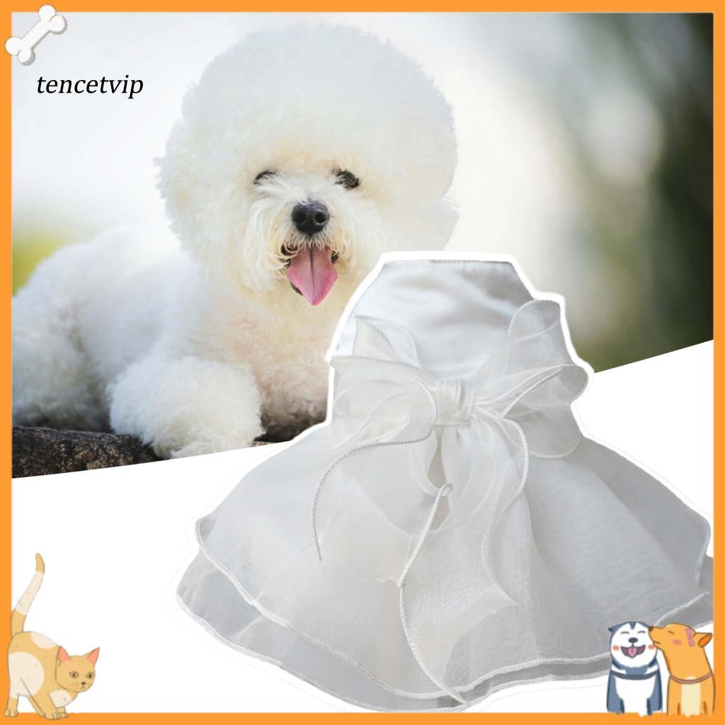 tencetvip Fashion Outfits Pet Princess Dress Pet Lace Costume Formal