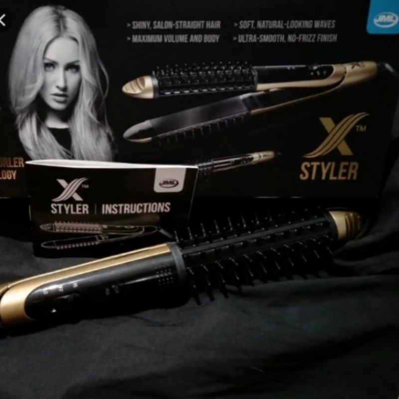 Ready Stock JML X Styler 2in1 Ceramic Hair Straightener and Curler