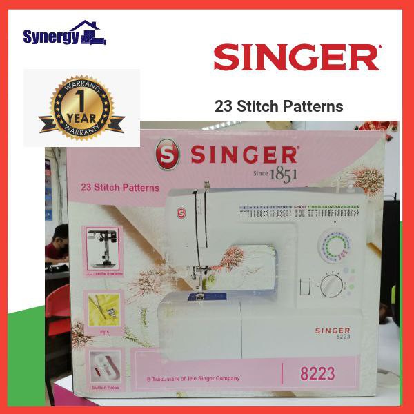 Singer Brand 8223 ( 23 Stitch Patterns ) Shopee Malaysia