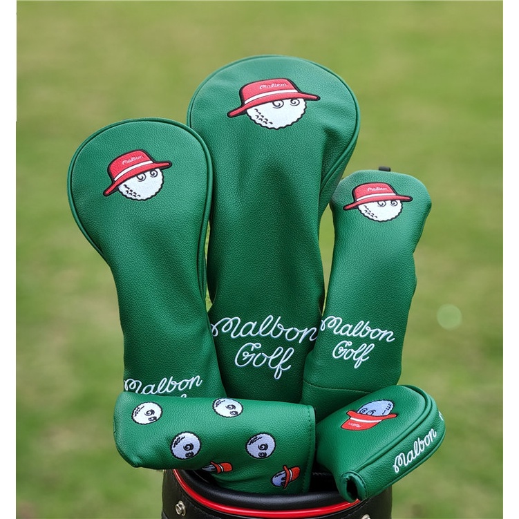 Malbon Golf Club Head cover For Driver, Wood, Hybrid, Putter and Set Shopee Malaysia