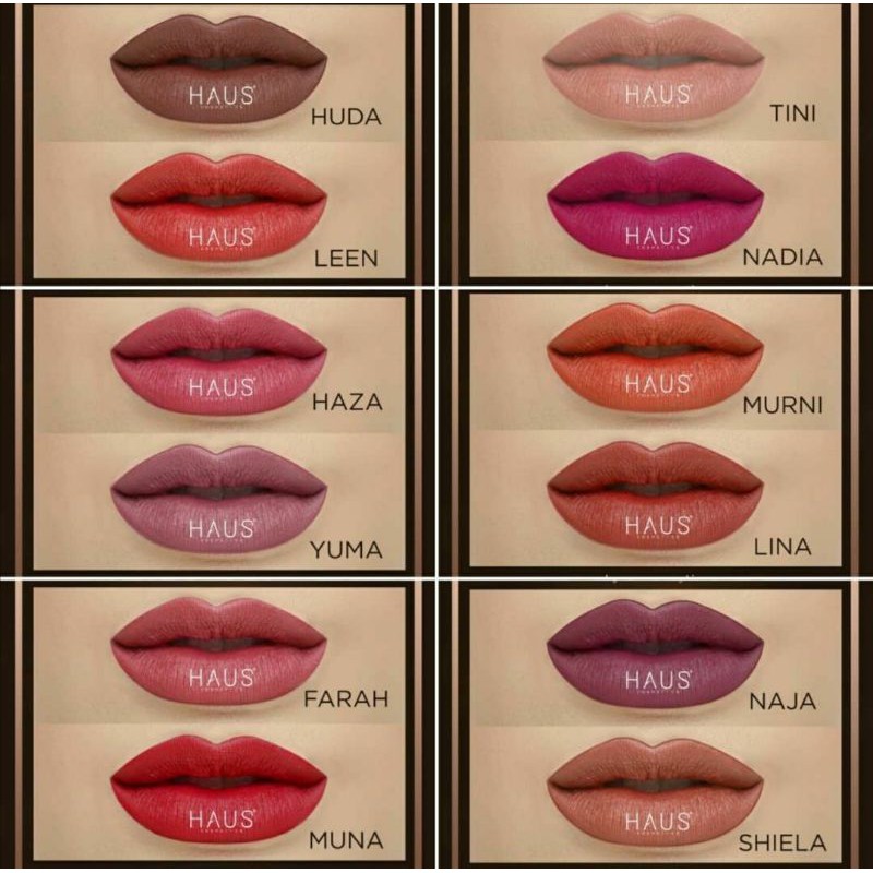 Haus Matte Creamy Lips (Lipmatte) Shopee Malaysia