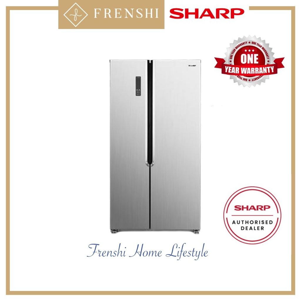 Sharp Side By Side Refrigerator (620L) SJX629MS (Replacement SJX626MS