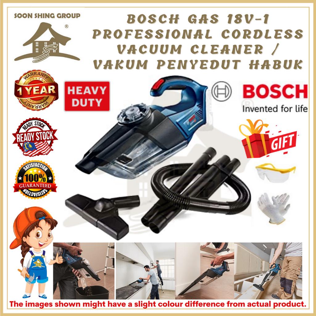 BOSCH GAS 18V1 Professional Cordless Vacuum Cleaner / Vakum Penyedut