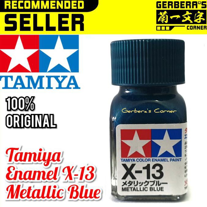Tamiya Enamel X13 X13 Metallic Blue Paint Gundam Model Kit Shopee