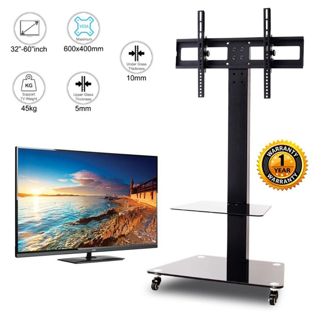 Phison Portable Floor Adjustable Plasma/LCD/LED TV Stand Mount Bracket