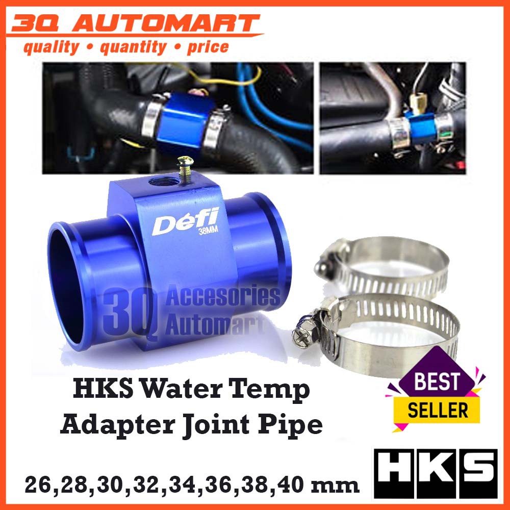 Defi Water Temperature Joint Pipe Temp Sensor Gauge Radiator Hose