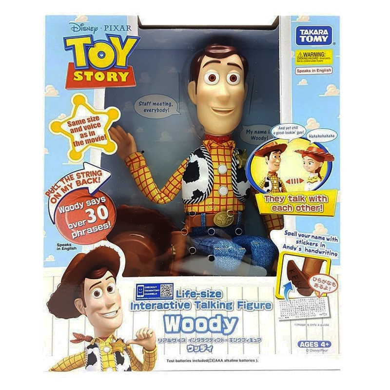 Takara Tomy Disney Toy Story Realistic Size Interactive Talking Figure Woody Shopee Malaysia