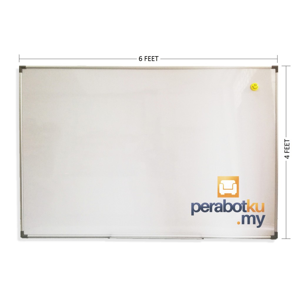 WHITEBOARD 4FT X 6FT WHITE BOARD / WHITEBOARD MALAYSIA / PAPAN