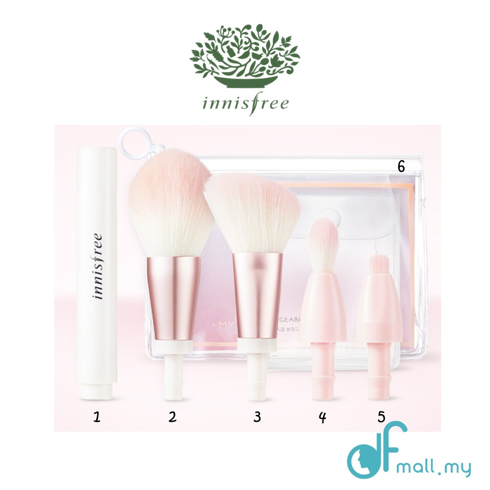 [INNISFREE] My Changeable Brush Perfect Makeup Kit 6PCS Shopee Malaysia