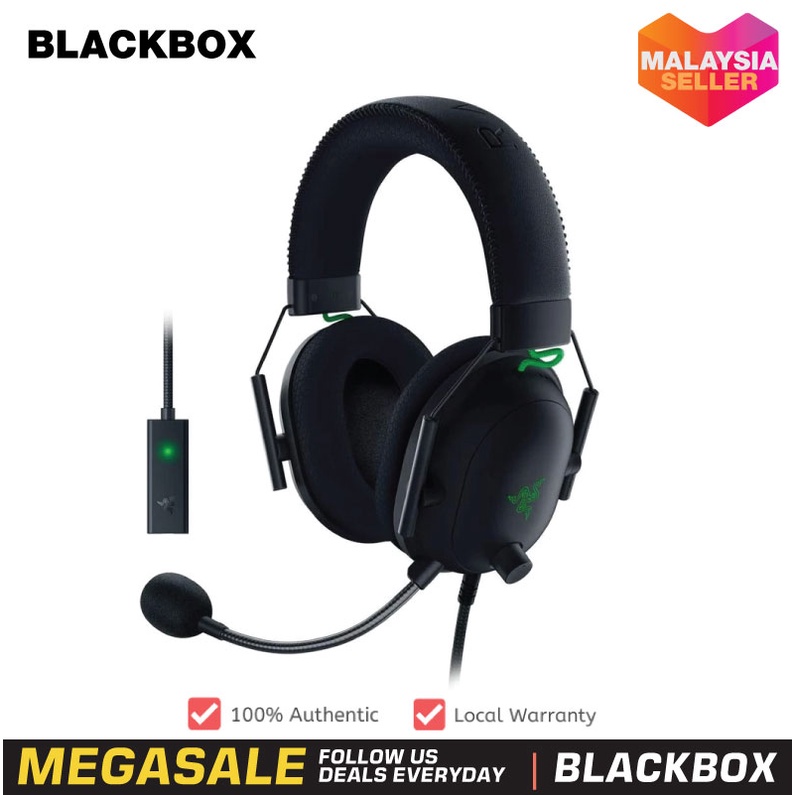 [Razer Malaysia Set] Razer Blackshark V2 Multiplatform Wired Esports