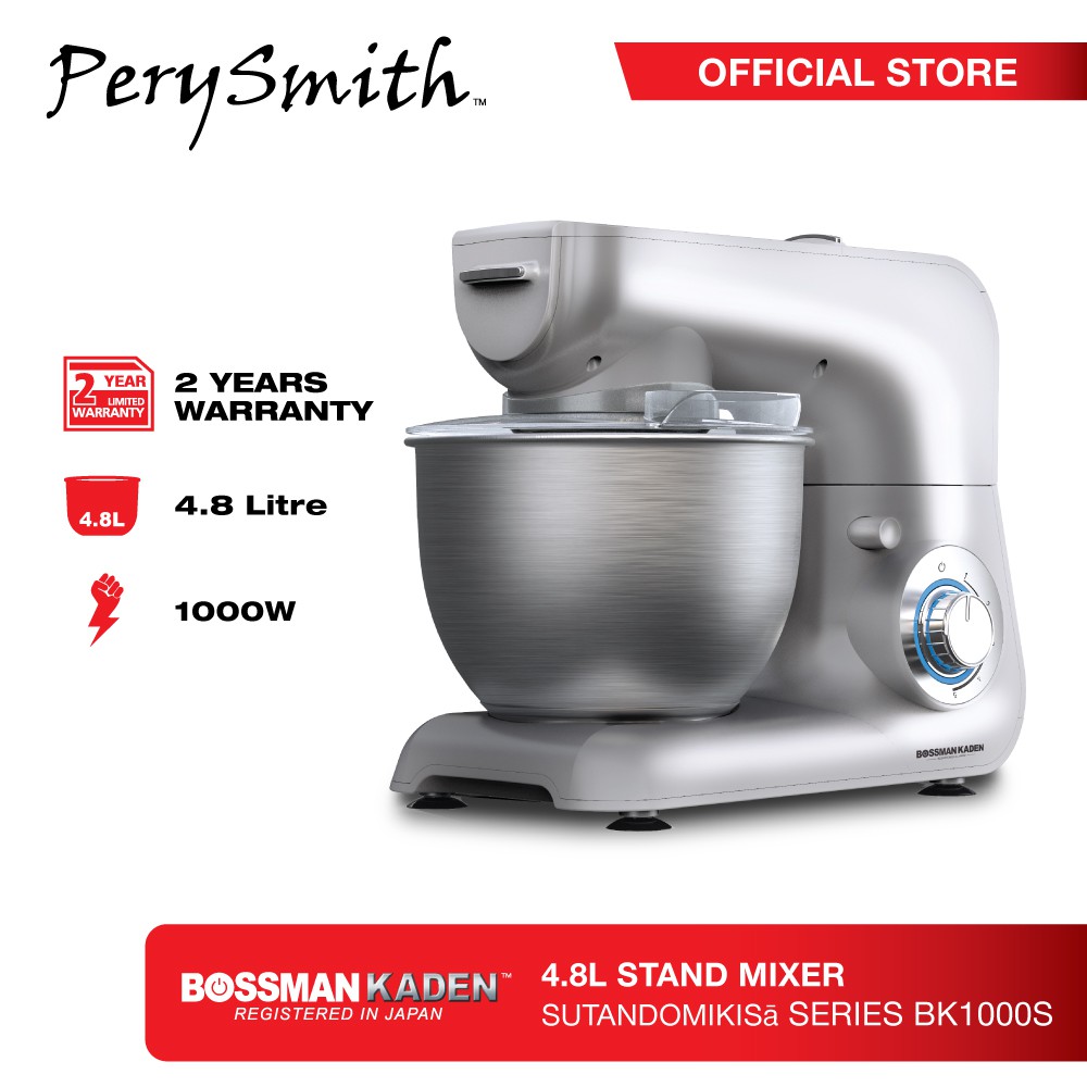 PerySmith 4.8L Stand Mixer X Bossman Kaden BK1000S Shopee Malaysia