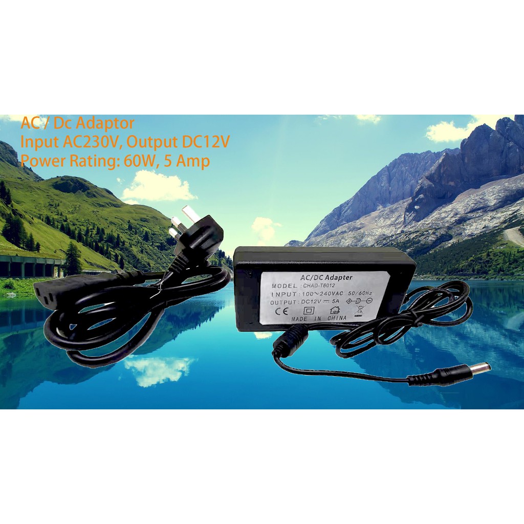 AC / DC Adaptor Auto switching power supply Input Voltage AC100240V