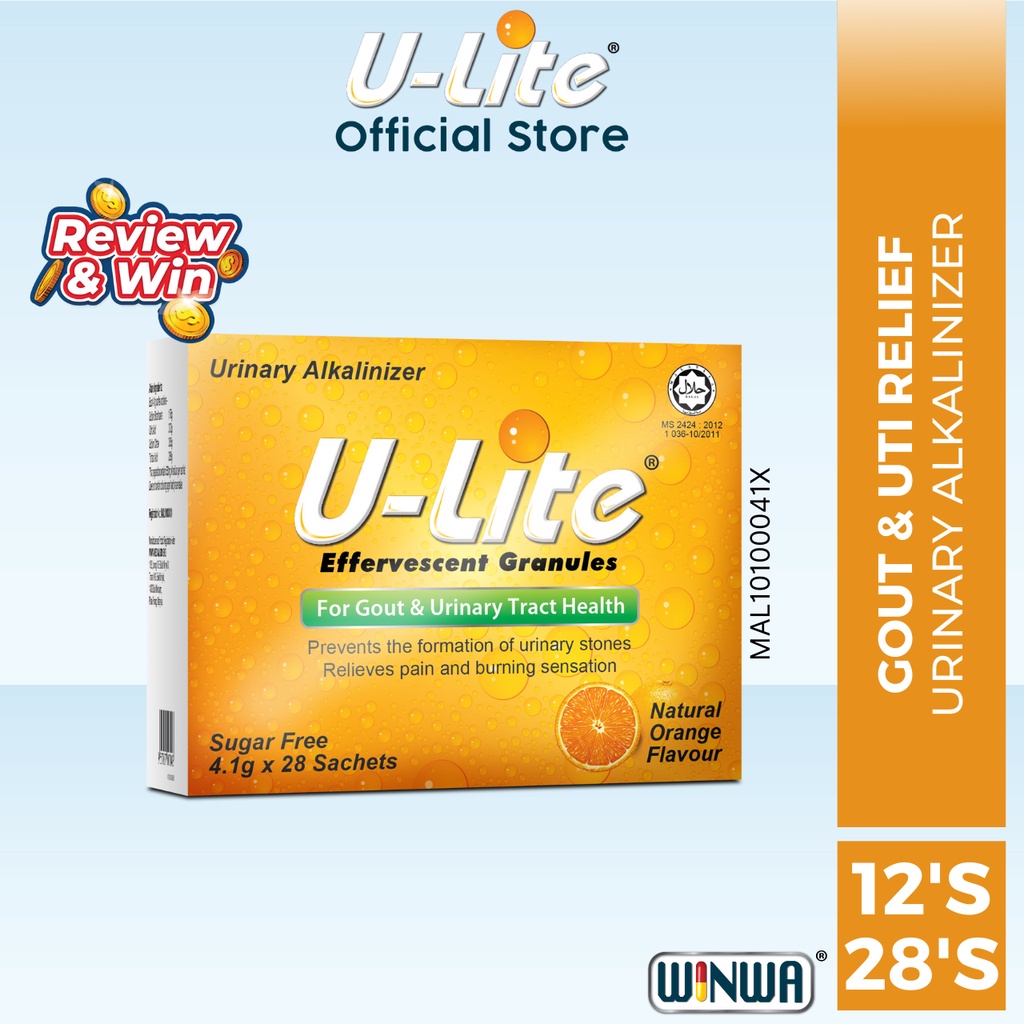 ULITE Effervescent Granules Sachet 12's/28's For Urinary tract